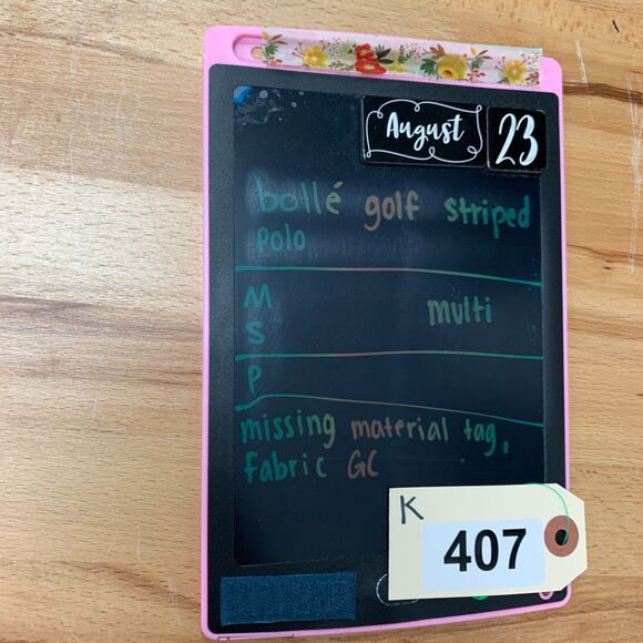 Bolle Polo Shirt Mens S Small Blue Striped Short Sleeve Active Performance Golf - Picture 9 of 10